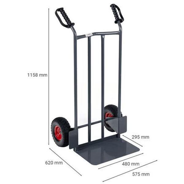 Durable Steel Sack Truck - 250kg Capacity