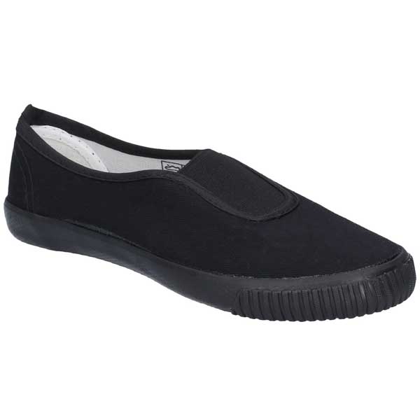 Elastic Gusset Canvas Plimsolls