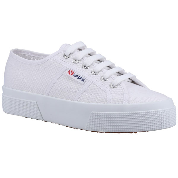 Elevated Profile Lace-Up Trainers