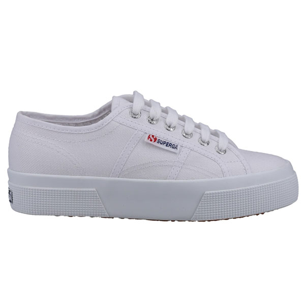 Elevated Profile Lace-Up Trainers