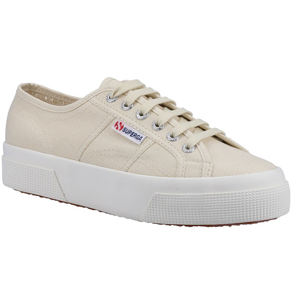 Elevated Profile Lace-Up Trainers