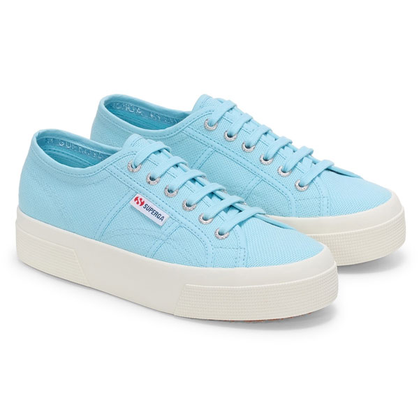 Elevated Profile Lace-Up Trainers