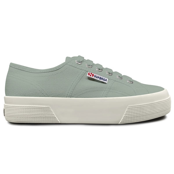 Elevated Profile Lace-Up Trainers
