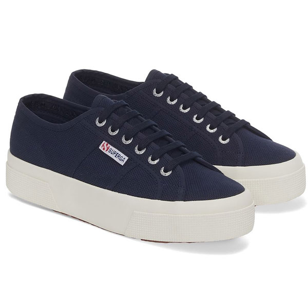 Elevated Profile Lace-Up Trainers
