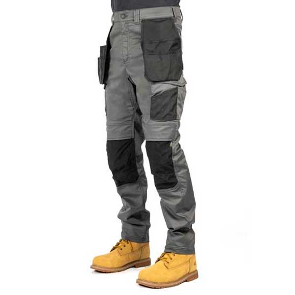 Essential Dark Shadow Stretch Holster Trousers Knee Pockets