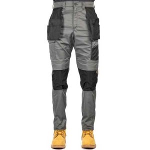 Essential Dark Shadow Stretch Holster Trousers Knee Pockets