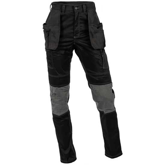Essential Jet Black Sports Cargo Holster Work Pants
