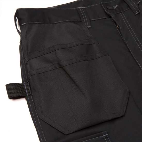 Essential Jet Black Sports Cargo Holster Work Pants