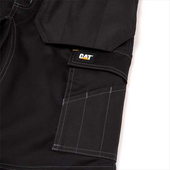 Essential Jet Black Sports Cargo Holster Work Pants
