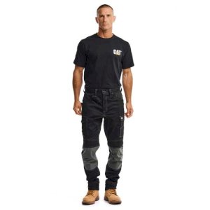 Essential Jet Black Sports Cargo Holster Work Pants