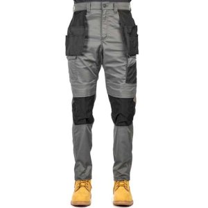 Essential Dark Shadow Stretch Holster Trousers Knee Pockets
