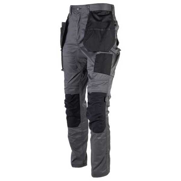 Essentials Secure Zip Pocket Work Trousers for Men's Comfort