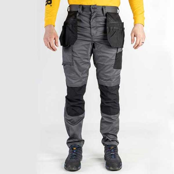 Essentials Secure Zip Pocket Work Trousers for Men's Comfort