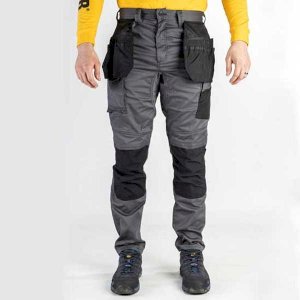 Essentials Secure Zip Pocket Work Trousers for Men's Comfort