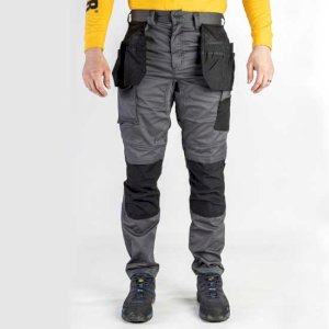 Essentials Secure Zip Pocket Work Trousers for Men's Comfort