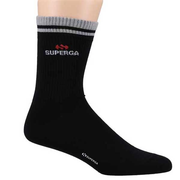 Everyday Comfort Crew Socks in Black