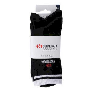 Everyday Comfort Crew Socks in Black