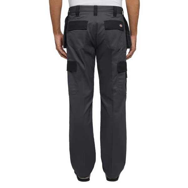 Men's Charcoal Black Holster Pocket Trousers