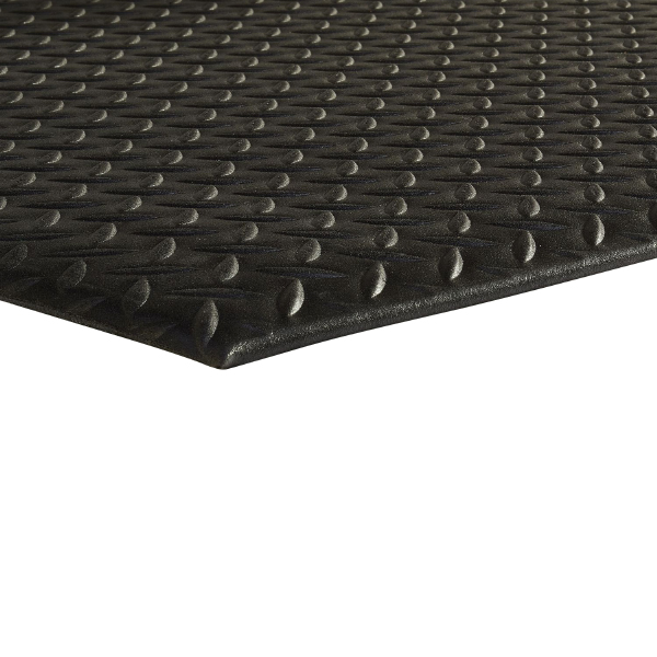 Extra Thick Anti-Fatigue Safety Mat with Diamond Pattern Surface