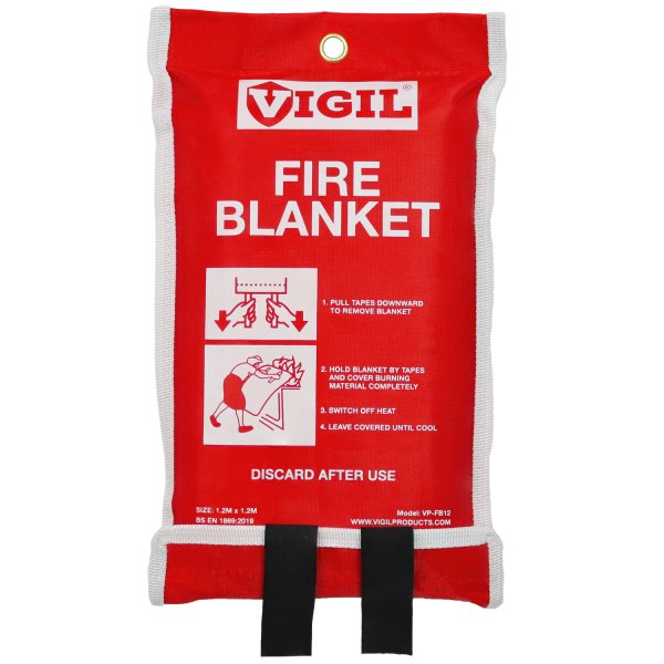 Fiberglass Fire Blanket for Kitchen & Home, Emergency Blankets for Fire Safety