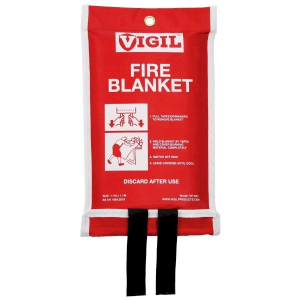 Fiberglass Fire Blanket for Kitchen & Home, Emergency Blankets for Fire Safety