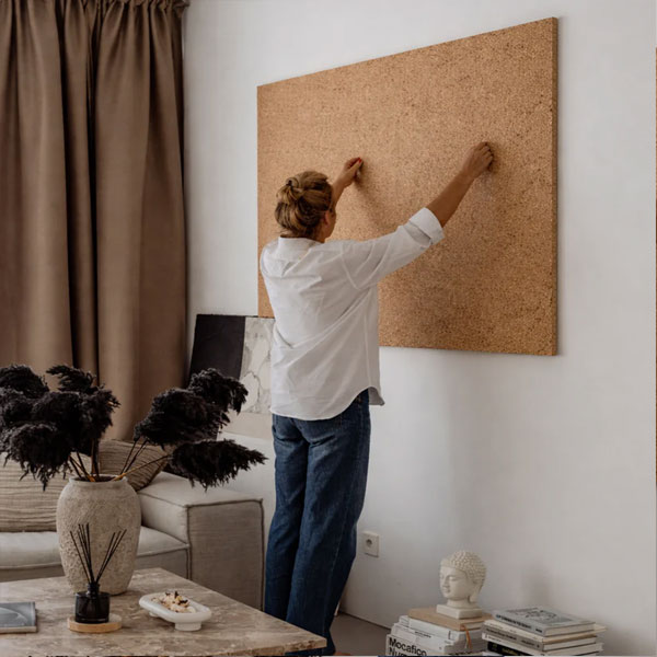 Fine Grain Adhesive Cork Sheet 10mm Thick
