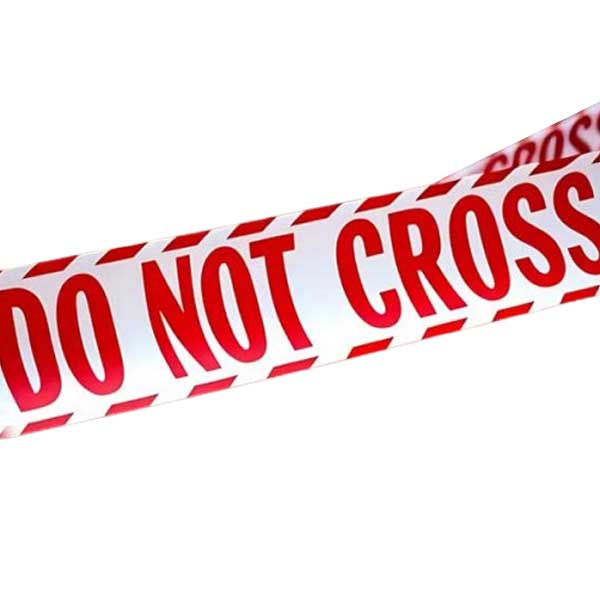 Fire Do Not Cross Barrier Tape