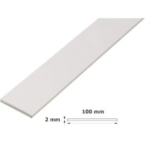 Flat Bar PVC Trim Strip – White Door & Window Architrave Cover