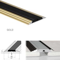 Flat Door Threshold Profile Anodised Non Slip Aluminium