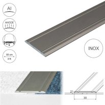 Flat Door Threshold Self Adhesive For Wooden, Laminate, Carpet Vinyl Flooring Aluminium