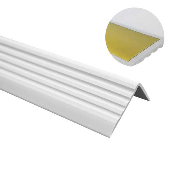 Flexible PVC Bullnose Stair Nosing 55mm x 40mm Anti Slip