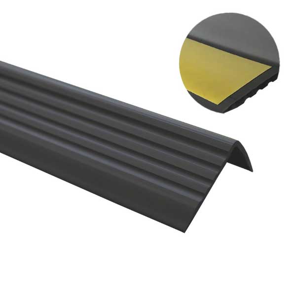 Flexible PVC Bullnose Stair Nosing 55mm x 40mm Anti Slip