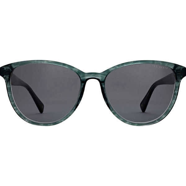 Flori Green Horn Sunglasses
