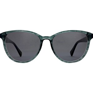 Flori Green Horn Sunglasses