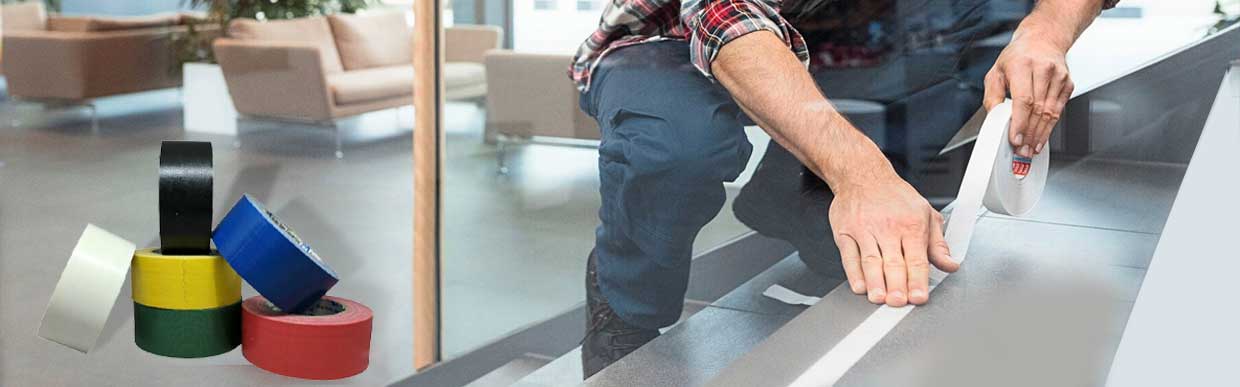 Specialized tapes in industrial settings – anti-slip, cloth, and hazard tapes for workplace safety