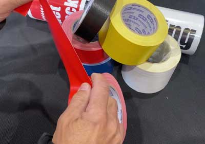 Range of specialized industrial tapes including anti-slip and cloth varieties