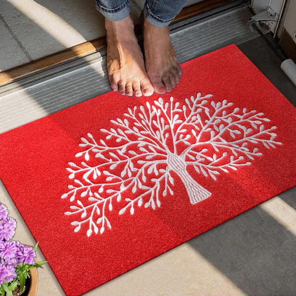 Front Door Outdoor Entry Tree of Life Welcome Mats Farmhouse Entrance Decor For Outdoor