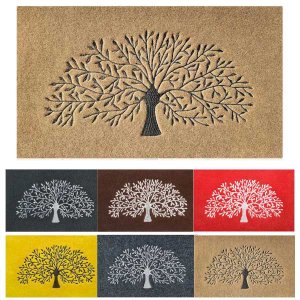 Front Door Outdoor Entry Tree of Life Welcome Mats Farmhouse Entrance Decor For Outdoor