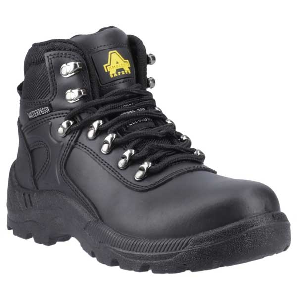 FS218 Fully Waterproof Black Safety Boot