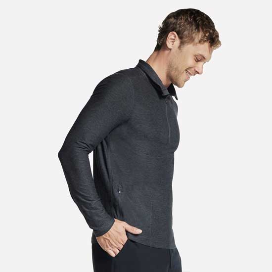 GO DRI Flatlock Seam 1/4 Zip Pullover