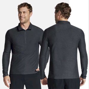 GO DRI Flatlock Seam 1/4 Zip Pullover