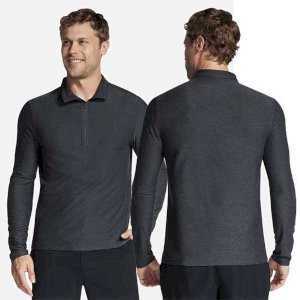 GO DRI Flatlock Seam 1/4 Zip Pullover
