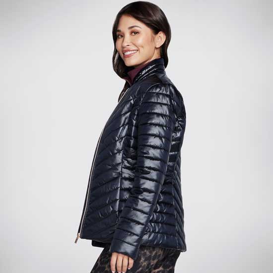 Go Shield Shine Quilted Zip Jacket