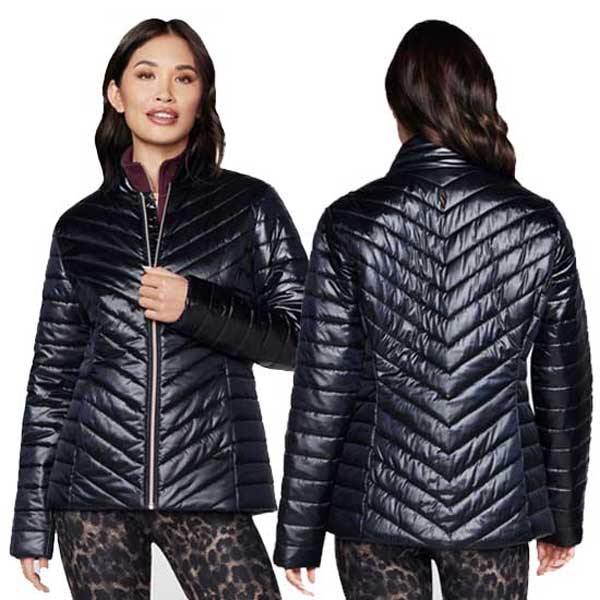 Go Shield Shine Quilted Zip Jacket