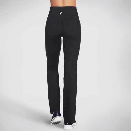 Women’s Black Flattering Fit GO WALK Flare Trousers
