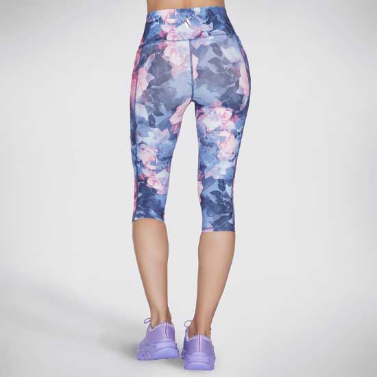 GO FLEX Summer Rose Capri Leggings with Chafe Free Seams