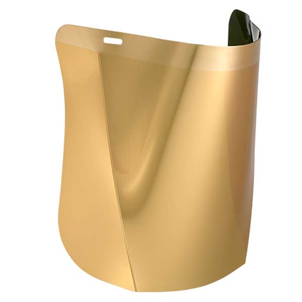 Goldplated Polycarbonate Hellberg Visor