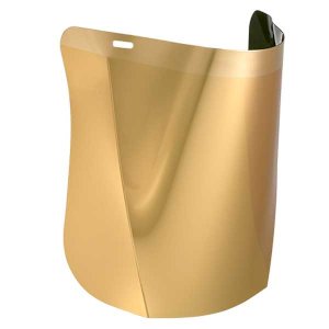 Goldplated Polycarbonate Hellberg Visor