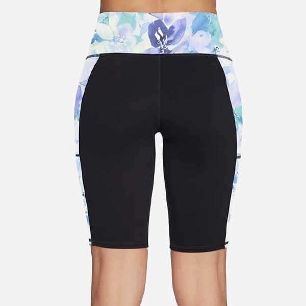 GoWalk Seascape Floral Bike Shorts for Women