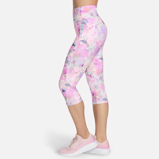 Ladies Seascape Floral Capri with Soft Stretch Fit